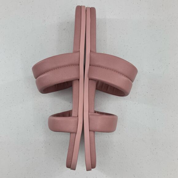 Dolce Vita Rose Pink Leather Slip On Slide Made In Italy Adore Shoes Sandals - Picture 6 of 12